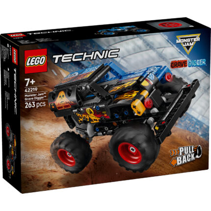 LEGO® Technic 42219 Monster Jam™ Grave Digger™ Vatra i led