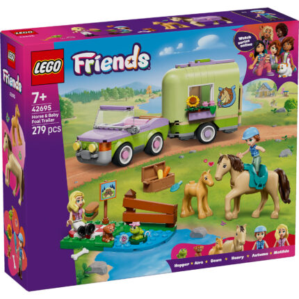 LEGO® Friends 42695 Prikolica sa konjem i ždrebetom