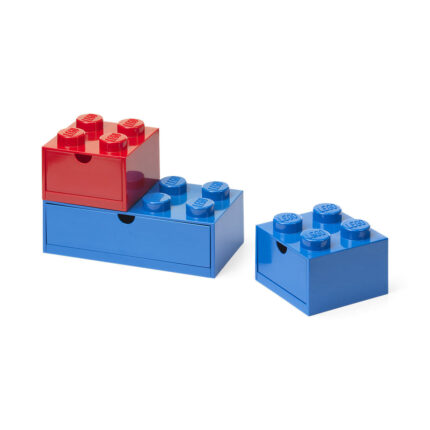 LEGO® stone fioke set (3 kom): Crvena, plava