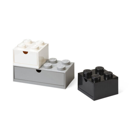 LEGO® stone fioke set (3 kom): Crna, bela, siva