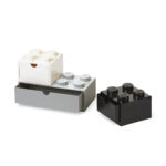 LEGO® stone fioke set (3 kom): Crna, bela, siva