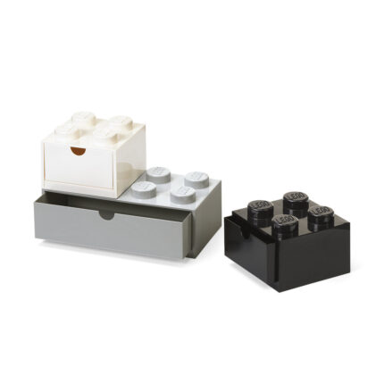 LEGO® stone fioke set (3 kom): Crna, bela, siva