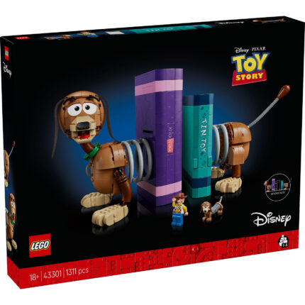 LEGO® Disney 43301 Držači za knjige u obliku psa Slinkija iz Priče o igračkama