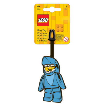 LEGO® Iconic etiketa za torbe i prtljag: Tip u odelu ajkule
