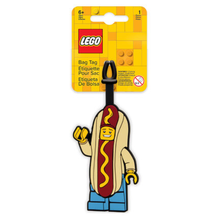 LEGO® etiketa za torbu: Tip u hot dog kostimu