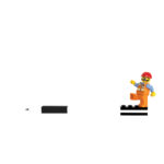 LEGO® Gel olovka sa minifigurom – Crna