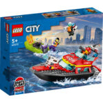 LEGO® City 60373 Vatrogasni čamac za spasavanje