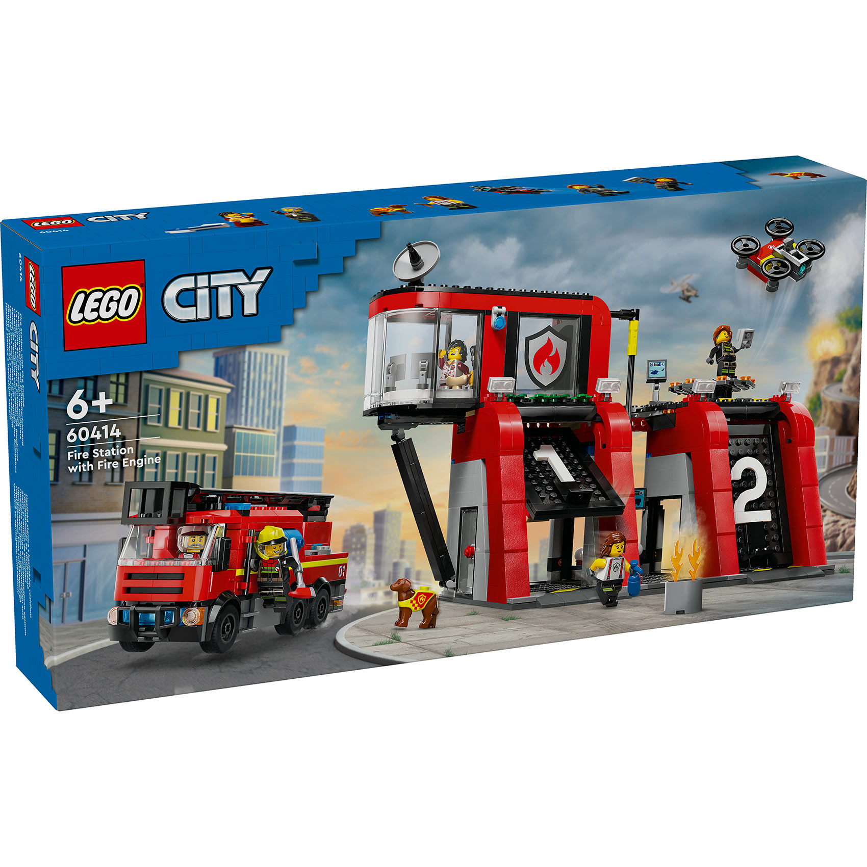 LEGO® City 60414 Vatrogasna stanica s vatrogasnim vozilom LEGO® City 60414 Vatrogasna stanica s vatrogasnim vozilom