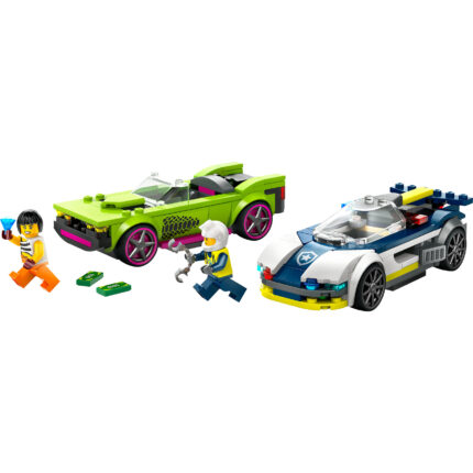LEGO® City 60415 Jurnjava policijskog automobila i masel kara