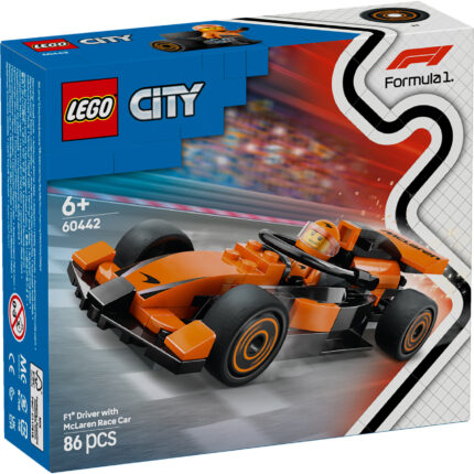 LEGO® City 60442 F1® vozač s McLaren formulom