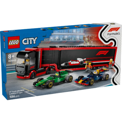 LEGO® City 60445 F1® kamion sa RB20 i AMR24 F1® formulama