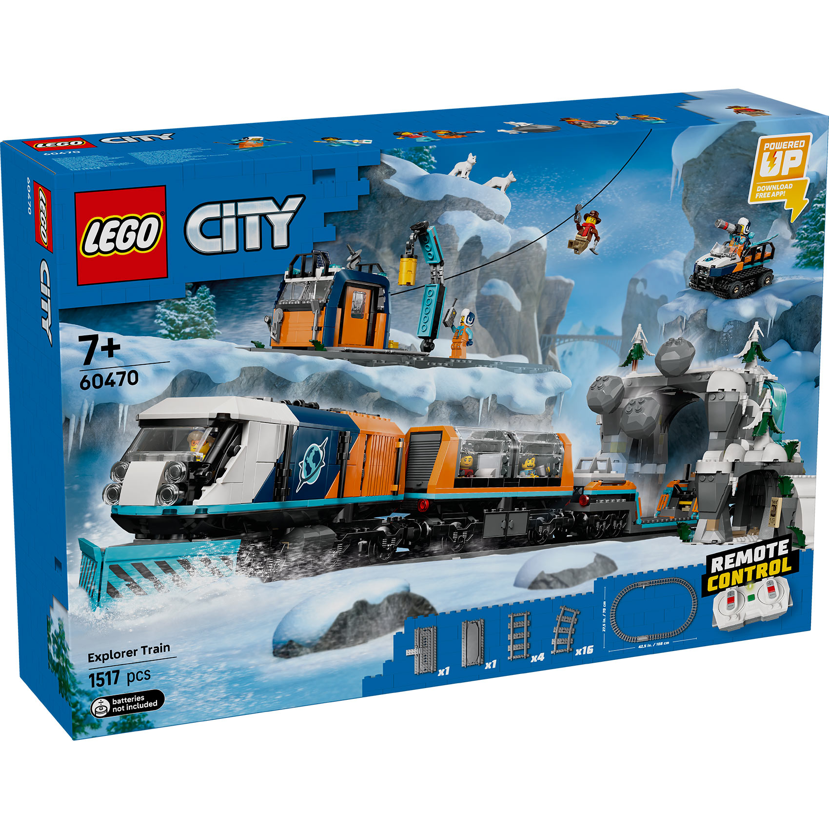LEGO® City 60470 Arktički istraživački voz Polar Ekspres LEGO® City 60470 Arktički istraživački voz Polar Ekspres