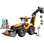 LEGO® City 60480 Žuti bager-utovarivač
