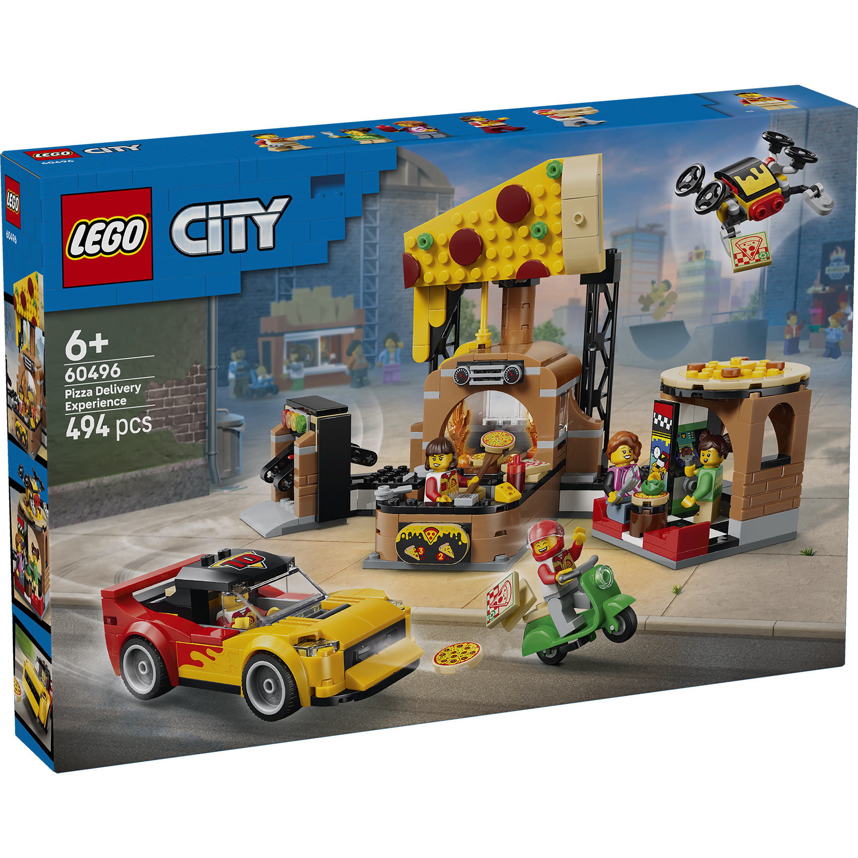 LEGO® City 60496 Dostava pice sa vozilima LEGO® City 60496 Dostava pice sa vozilima