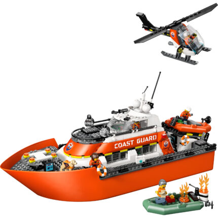 LEGO® City 60504 Spasilački brod i helikopter obalske straže