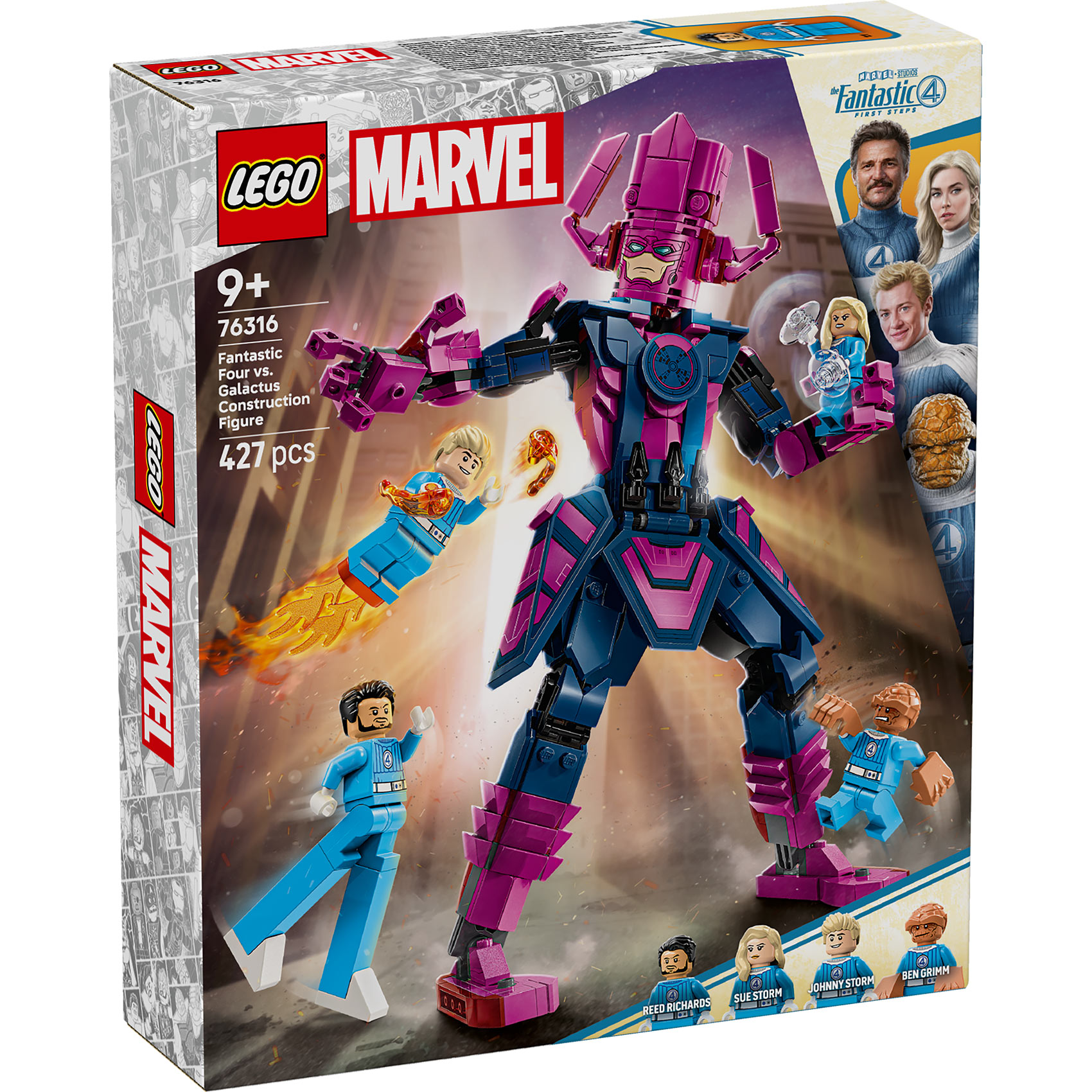 LEGO® Marvel 76316 Fantastična četvorka protiv Galaktusa – figura za gradnju LEGO® Marvel 76316 Fantastična četvorka protiv Galaktusa – figura za gradnju