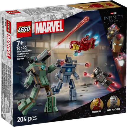 LEGO® Marvel 76320 Ajronmen i Ratna Mašina protiv Hamerovih dronova