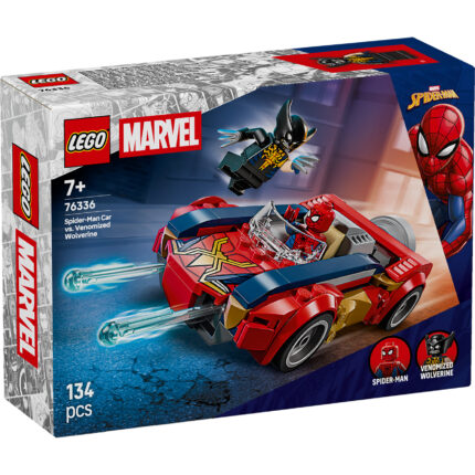 LEGO® Marvel 76336 Spajdermenov auto protiv venomizovanog Vulverina