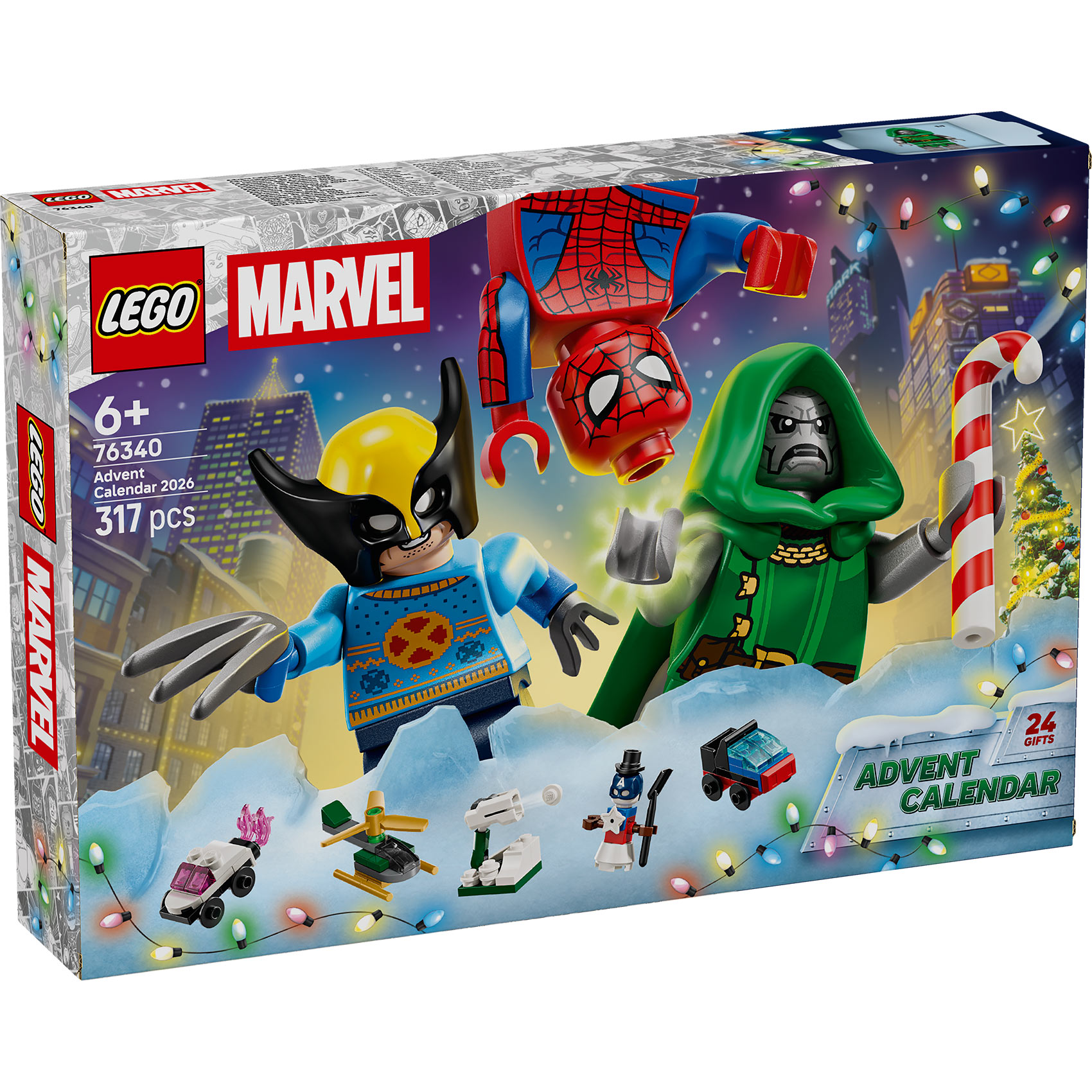 LEGO® Marvel 76340 LEGO Marvel super heroji božićni kalendar za 2026. godinu LEGO® Marvel 76340 LEGO Marvel super heroji božićni kalendar za 2026. godinu