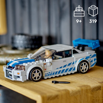 LEGO® Speed Champions 76917 Nissan Skyline GT-R (R34) iz „Paklenih ulica 2”