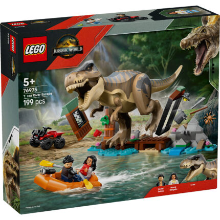 LEGO® Jurassic World 76975 Bekstvo od T-reksa na reci