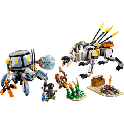 LEGO® 77037 Aloj i Varl protiv Šel-vokera i Sabljozubog