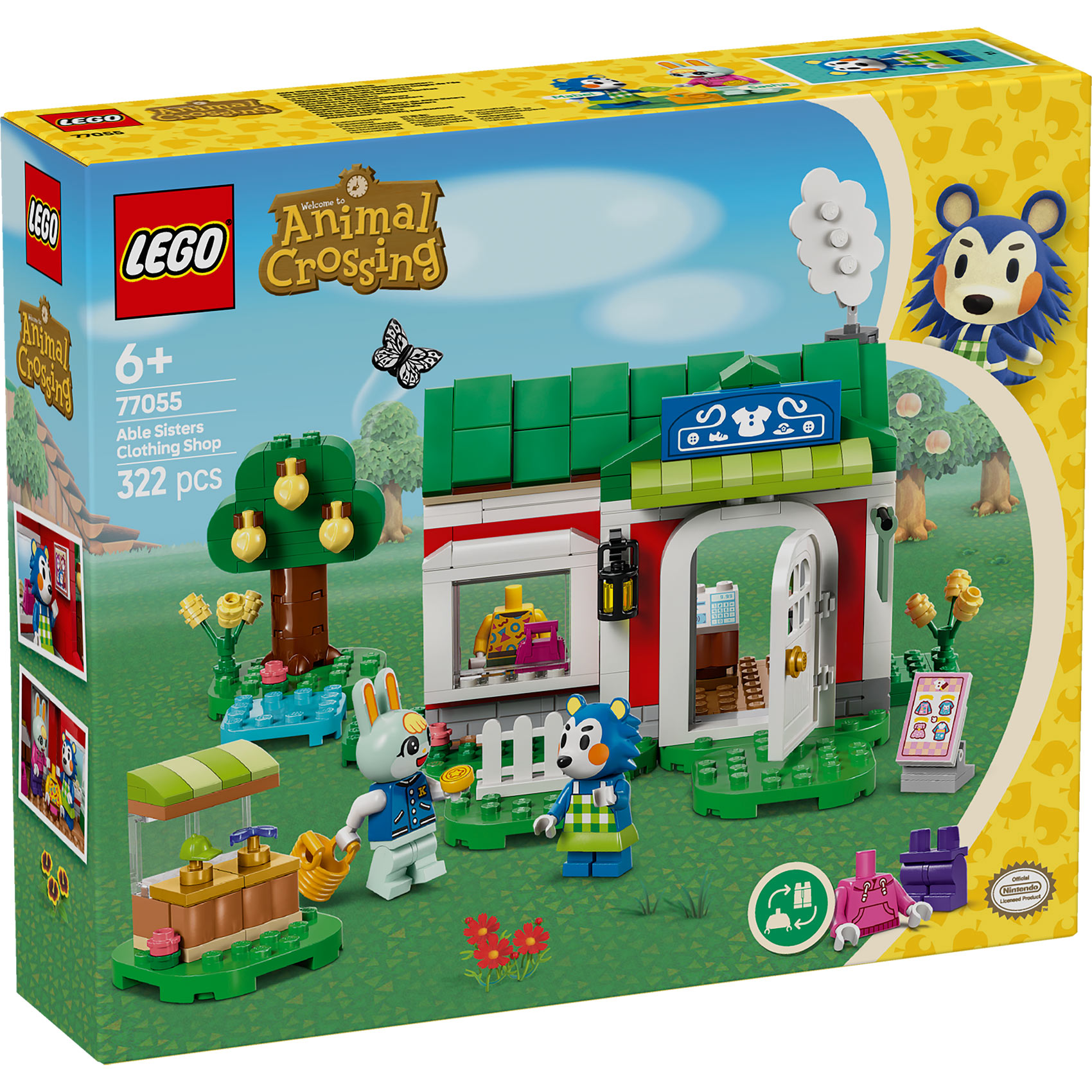 LEGO® Animal Crossing 77055 Prodavnica odeće Ejbl sestara LEGO® Animal Crossing 77055 Prodavnica odeće Ejbl sestara