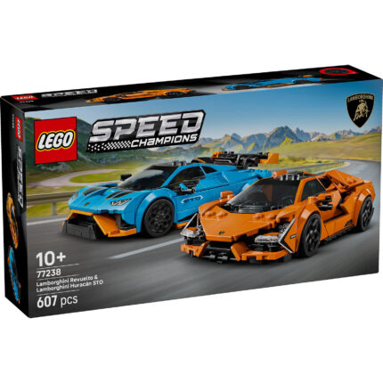 LEGO® Speed Champions 77238 Lamborghini Revuelto i Huracán STO