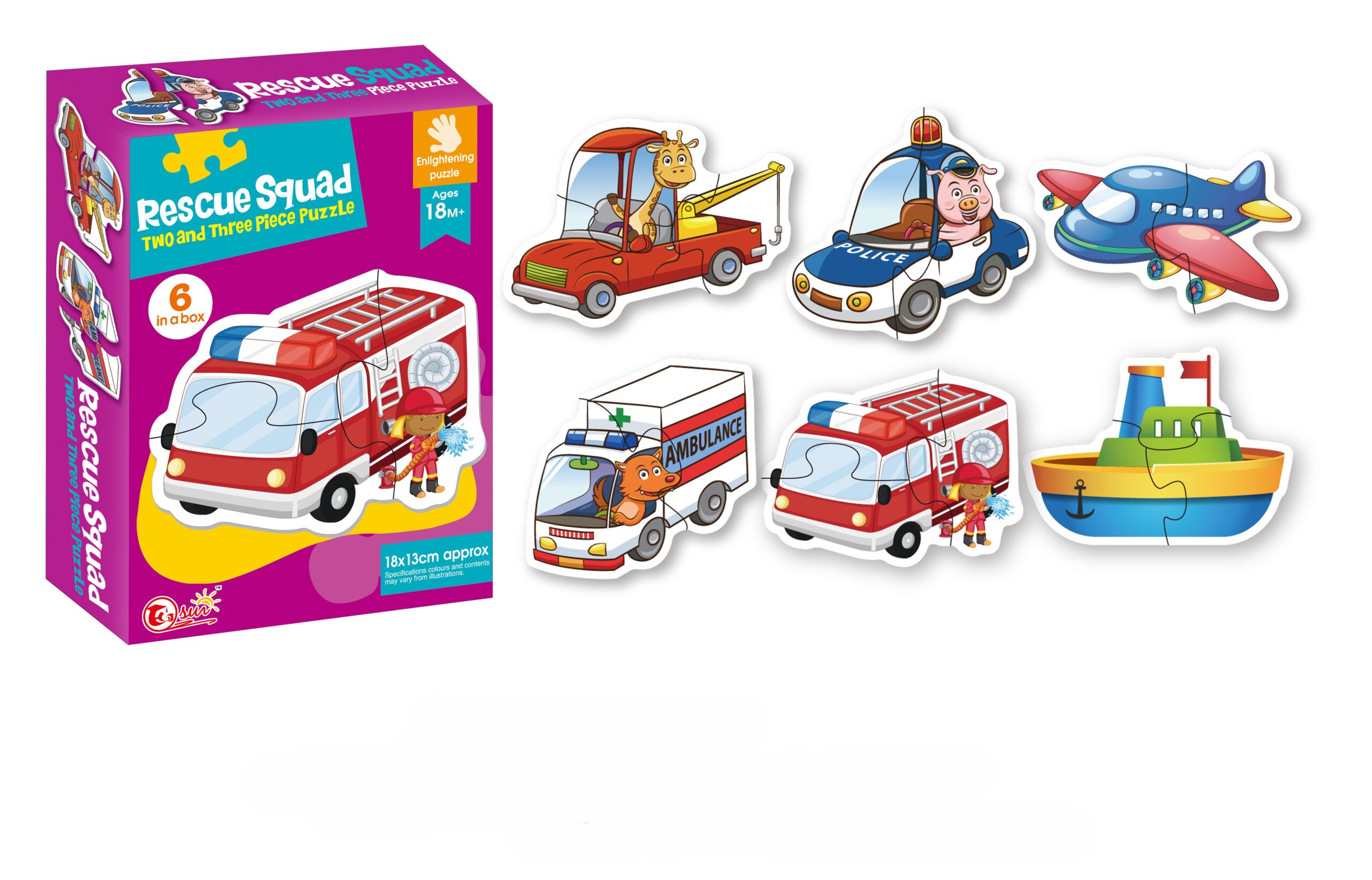 Puzzle vozila – 6 delova Puzzle vozila – 6 delova