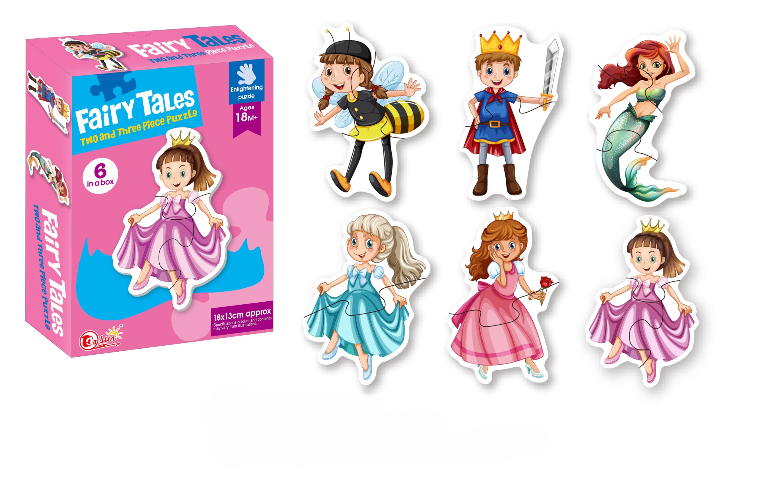 Puzzle bajka – 6 delova Puzzle bajka – 6 delova