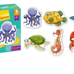 Puzzle morske životinje – 6 delova