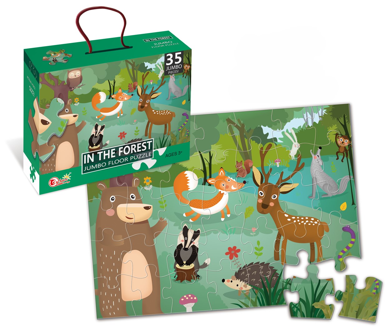 Puzzle šumske životinje – 35 delova Puzzle šumske životinje – 35 delova