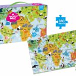 Puzzle mapa sveta – 180 delova