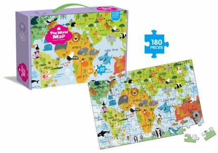 Puzzle mapa sveta – 180 delova