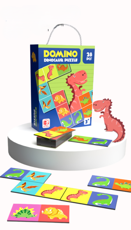 Puzzle dino domine – 28 delova