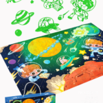 Puzzle koje svetle u mraku – svemir – 96 delova