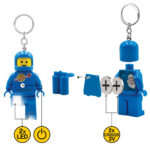 LEGO® privezak za ključeve sa svetlom: Plavi astronaut