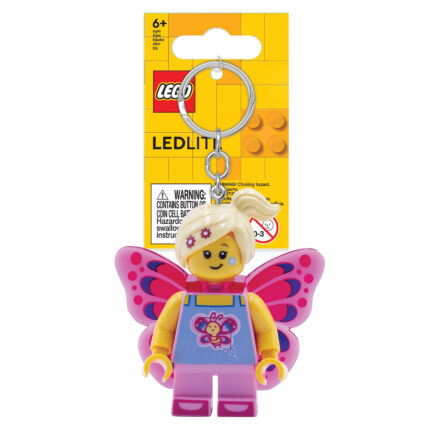 LEGO® Iconic privezak za ključeve sa svetlom: Devojčica sa krilima leptira