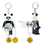 LEGO® Minifigure privezak za ključeve sa svetlom: Tip u panda kostimu