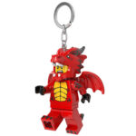 LEGO® Minifigure privezak za ključeve sa svetlom: Tip u odelu zmaja