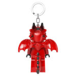LEGO® Minifigure privezak za ključeve sa svetlom: Tip u odelu zmaja