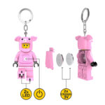 LEGO® Minifigure privezak za ključeve sa svetlom: Tip u kostimu praseta