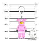 LEGO® Minifigure privezak za ključeve sa svetlom: Tip u kostimu praseta