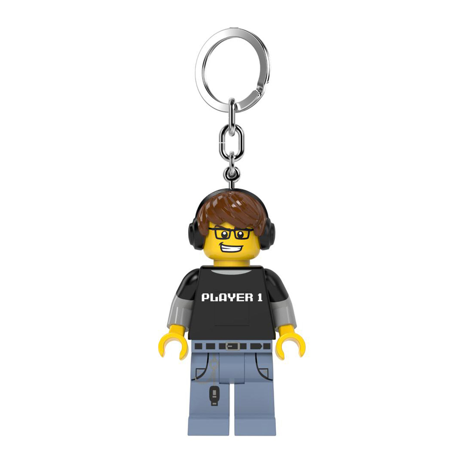 LEGO® Minifigure privezak za ključeve sa svetlom: Gejmer LEGO® Minifigure privezak za ključeve sa svetlom: Gejmer