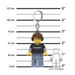 LEGO® Minifigure privezak za ključeve sa svetlom: Gejmer