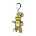 LEGO® Minifigure privezak za ključeve sa svetlom: Tip u kostimu triceratopsa