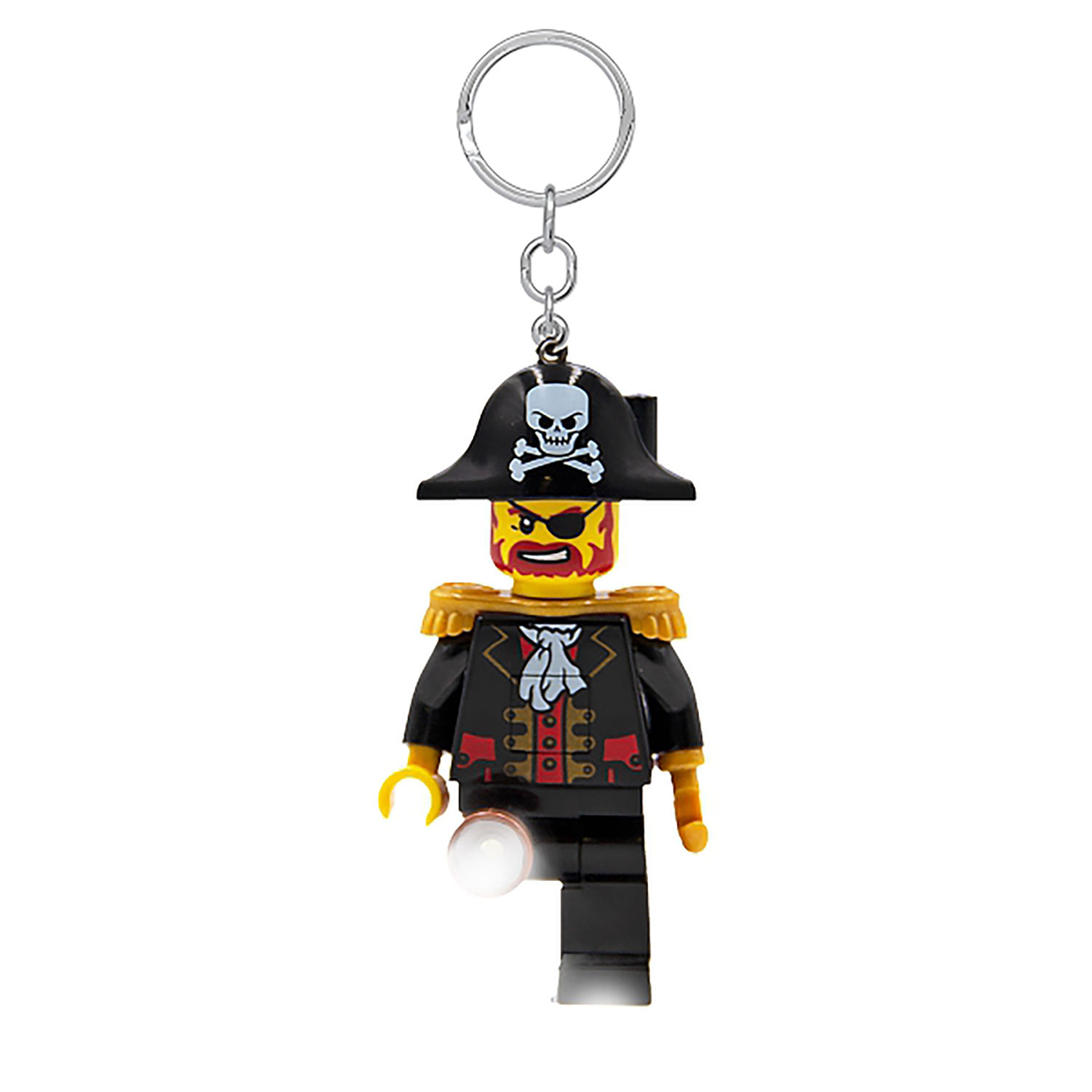 LEGO® Iconic privezak za ključeve sa svetlom: Kapetan Kockobradi LEGO® Iconic privezak za ključeve sa svetlom: Kapetan Kockobradi