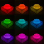 LEGO® Iconic 1x1 noćna lampa: bela